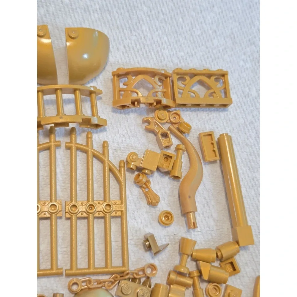LEGO Gold Parts Lot Building Genuine Parts Pieces